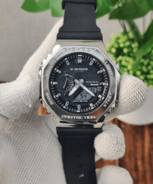G_SHOCK GA2100 SILVER BLACK