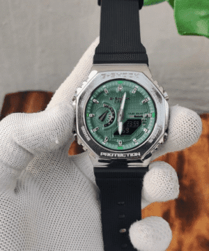 G_SHOCK GA2100 SILVER GREEN