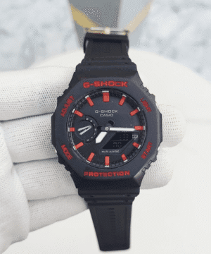 CASIO G_SHOCK 2100 RED BLACK 198B