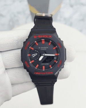 CASIO G_SHOCK 2100 RED BLACK 198B