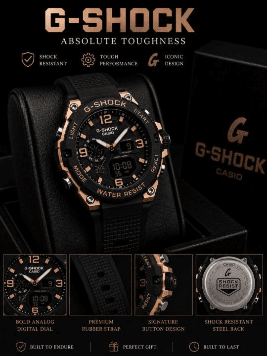 Casio G_Shock Ga900 Rose Gold