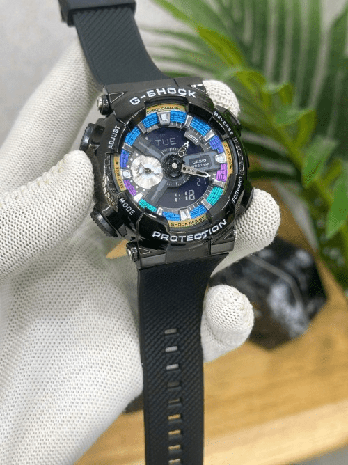 G_Shock GA 110 Black & Purple - Image 2