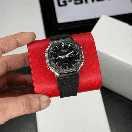 G_SHOCK GA2100 BLACK STEEL