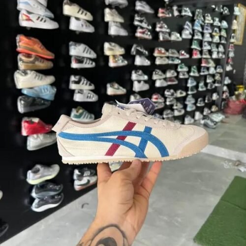 onitsuk.a tiger Mexico 66 White Blue Maroon